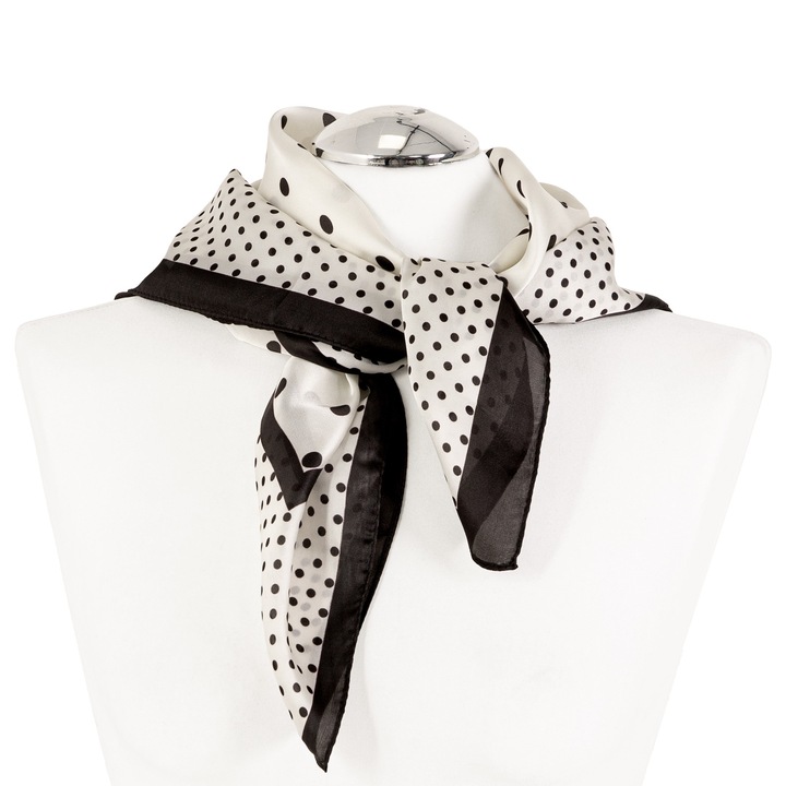 Apaszka dama Moraj, grose, 100% poliester, 70x70cm