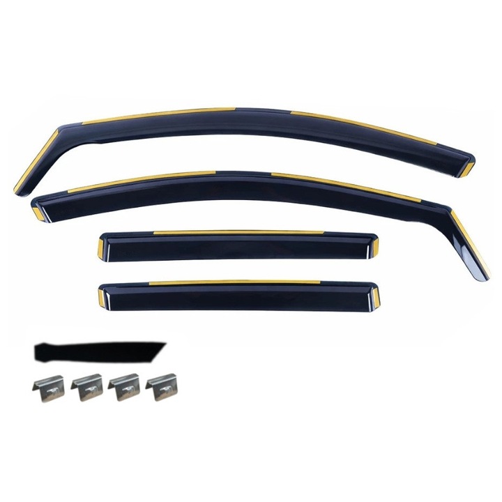 Set de 4 Paravanturi auto de vant pentru geamuri fata si spate pentru Hyundai TUCSON IV 2021+