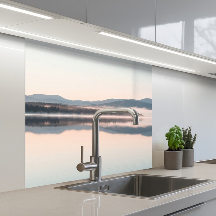 Panou decorativ bucătărie, OnlyWow, antistropi, termorezistent, 80x80 cm