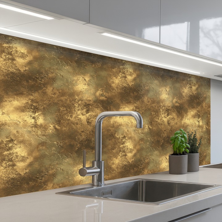 Panou decorativ OnlyWow, 100x60cm, termorezistent, aspect sticla, autoadeziv