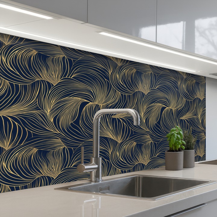 Panou decorativ OnlyWow, protectie aragaz, antistropi, termorezistent, 100x60 cm