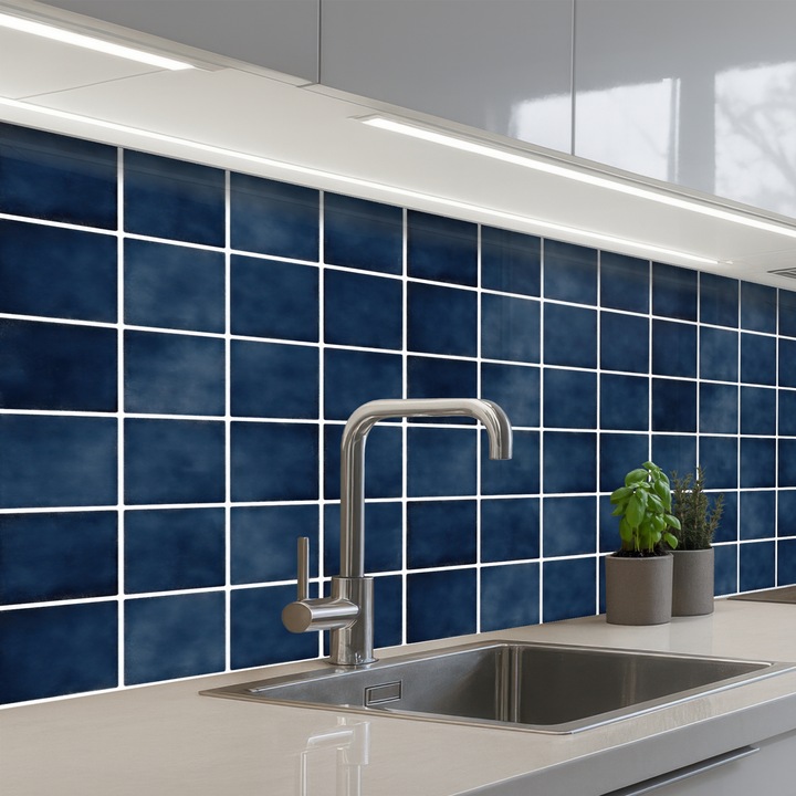 Panou decorativ, OnlyWow, protecție aragaz, autoadeziv, termorezistent, 150x80 cm