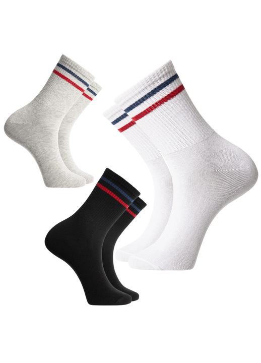 Sosete barbati Moraj, set 3 perechi, inaltime mare, multicolor, 39-42