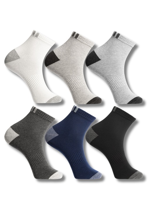 Sosete barbati Moraj set 6-pari, 43-45, multicolor, 80% bumbac