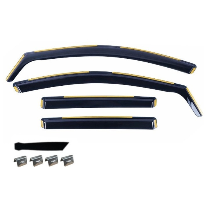 Set de 4 Paravanturi auto de vant pentru geamuri fata si spate pentru Hyundai Santa Fe V (MX5) 2023+