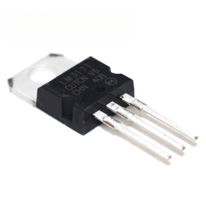 10 db állítható feszültségszabályzó készlet, LM317T, 1.2V-37V, 1.5A, TO-220 tok