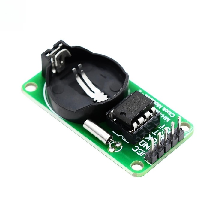 DS1302 valós idejű óra modul, pontos időmérés, DIP 8 tűs összeszerelés, 2-5.5V