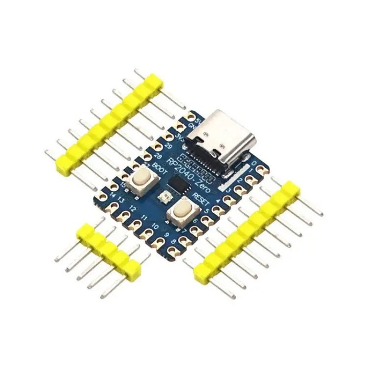RP2040 fejlesztőkártya, 2MB Flash, kétmagos processzor, 264KB SRAM