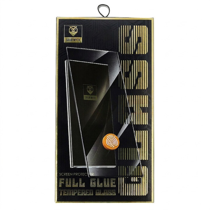 Folie de Protectie Full Glue Black Compatibila cu Samsung Galaxy A56