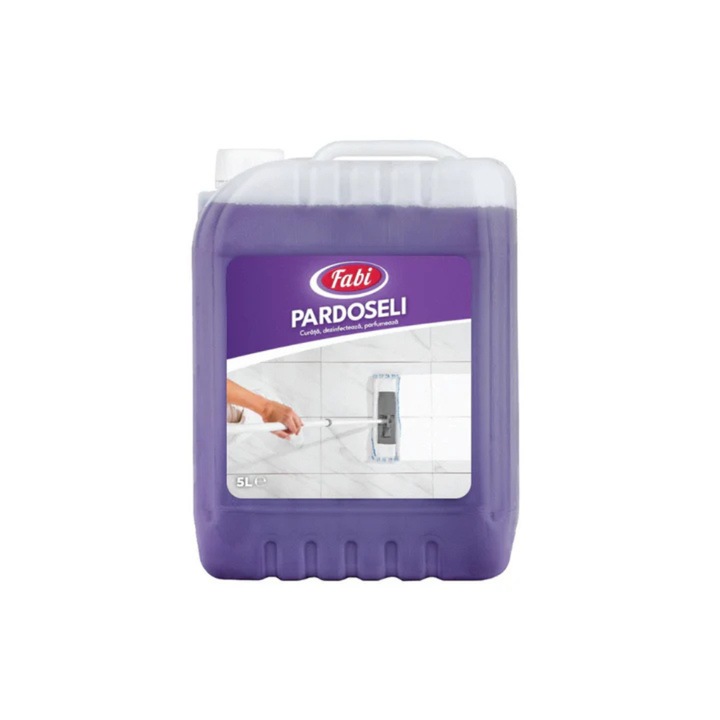 Detergent pardoseli, Fabi PRO, 5l, mov, curata si dezinfecteaza, avizat ca biocid