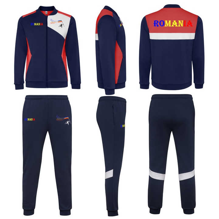 Trening Copii Romania, Rosu/Alb/Bleumarin