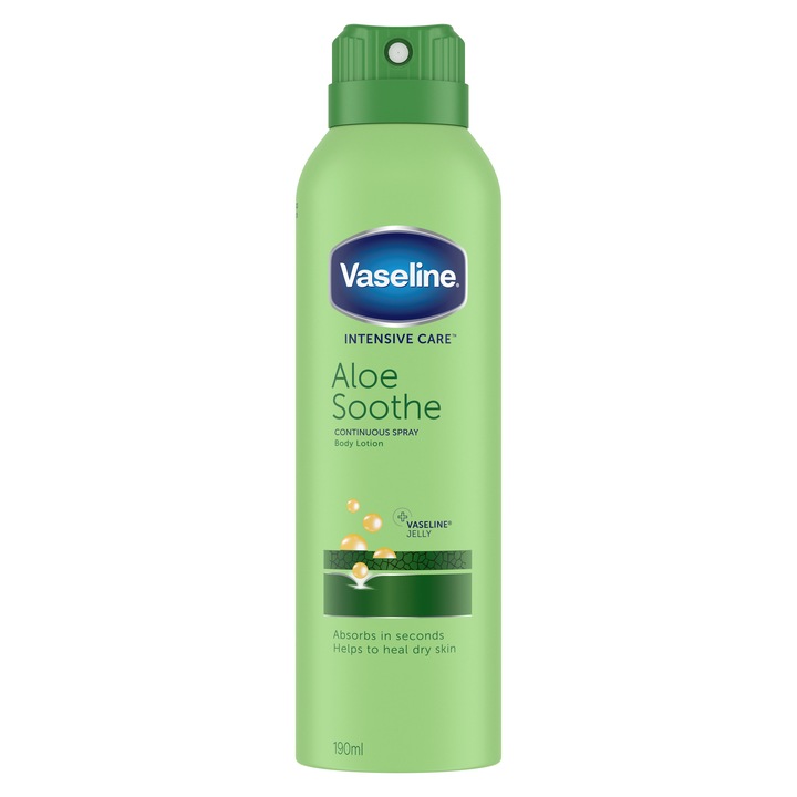 Lotiune de Corp Vaseline Aloe Spray, 190 ml