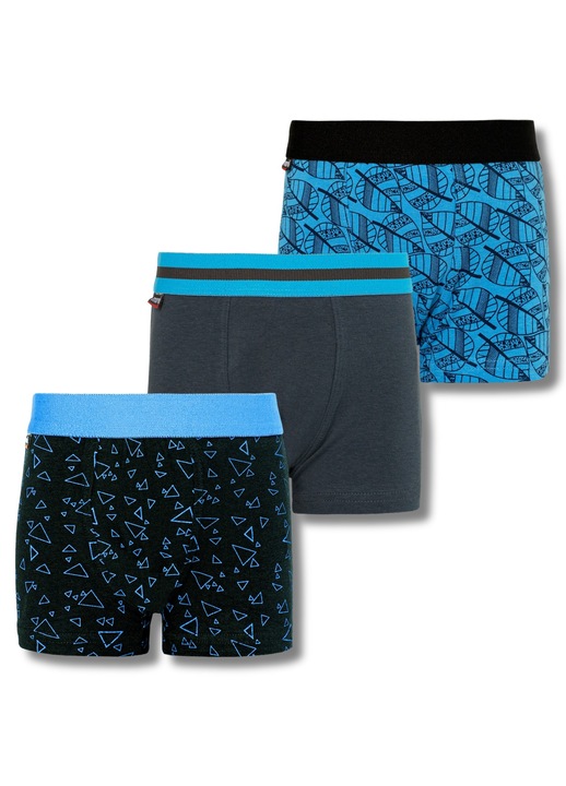 Boxeralsó gyerekeknek, Moraj, 3 pár, kényelmes, testhezálló, többszínű