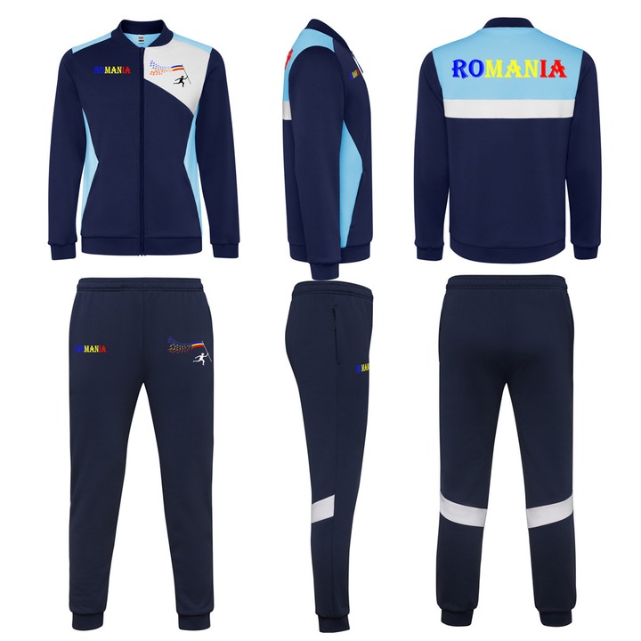 Trening Copii Romania, Alb/Bleumarin