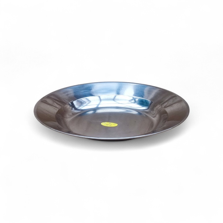 Farfurie adanca inox alimentar, rezistenta si usor de curatat – ideala pentru servire zilnica, supa si preparate calde