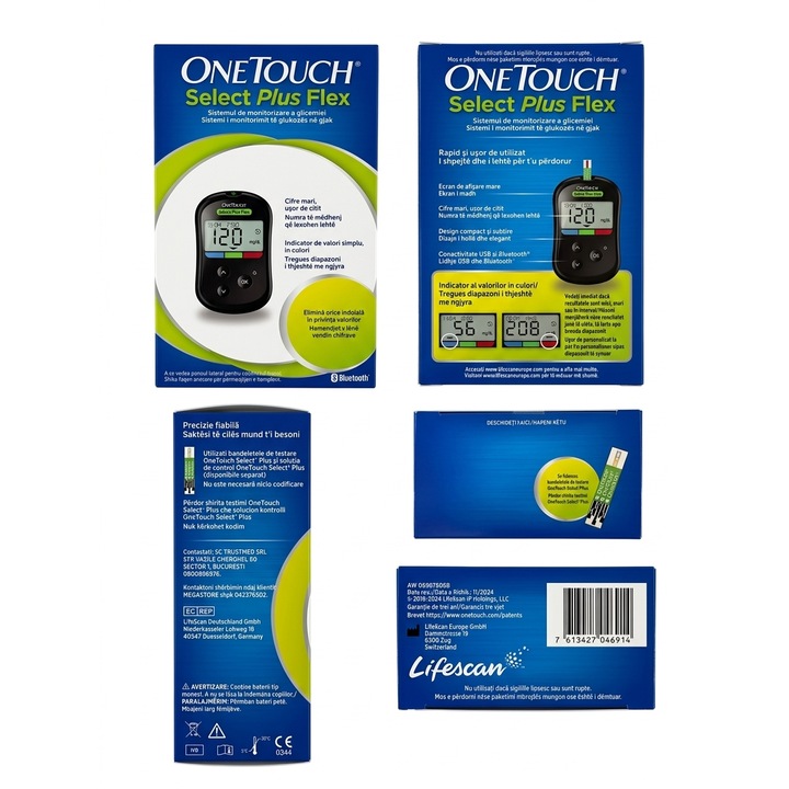 Glucometru One Touch Select Plus Flex