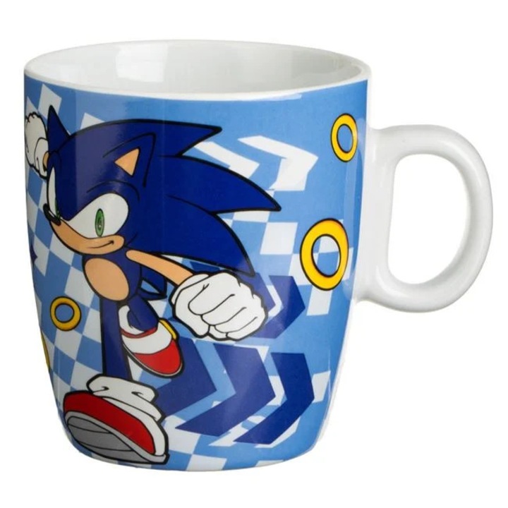Cana Mini din Portelan Bleu Sonic 220ml < Cani Mini cu Eroi, Jumbo