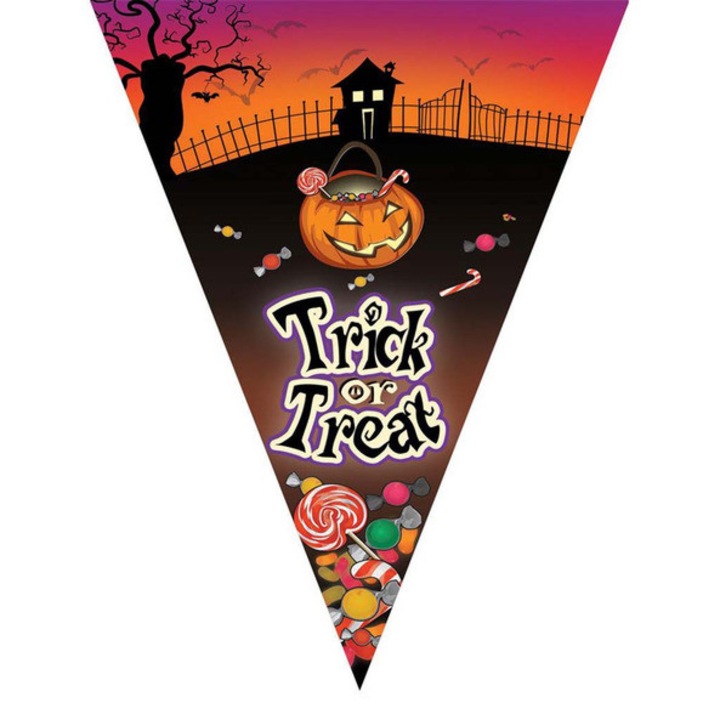 Ghirlanda Halloween Trick or Treat, 5m, hartie