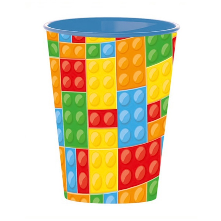 Cuburi de construit, pahar mic, plastic BPA Free, capacitate 260 ml
