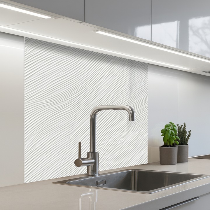 Panou decorativ bucatarie, OnlyWow, antistropi, termorezistent, 80x80cm