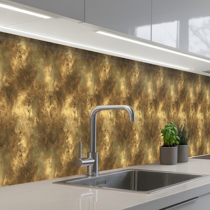 Panou decorativ, OnlyWow, protecție antistropi, termorezistent, 450x60 cm