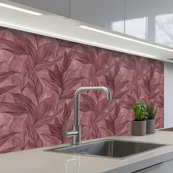 Panou decorativ bucătărie, OnlyWow, antistropi, termorezistent, 100x60 cm