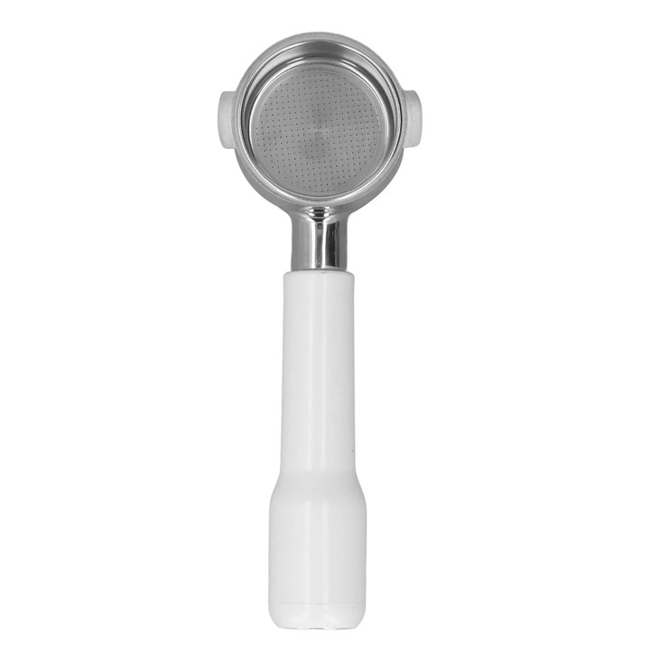 Portafiltru fara fund 51mm 2 urechi otel inoxidabil – Alb