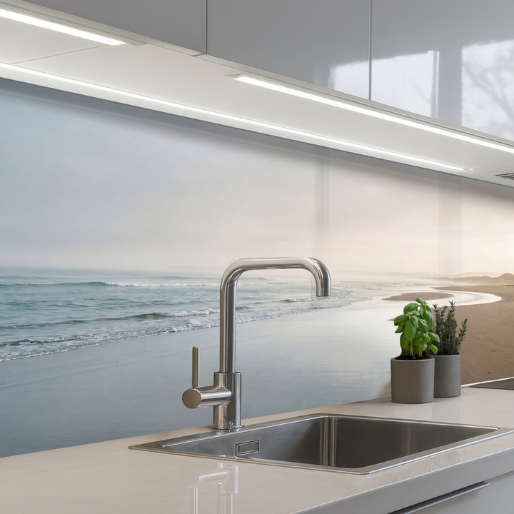 Panou decorativ, OnlyWow, protectie aragaz, antistropi, termorezistent, 150x80cm