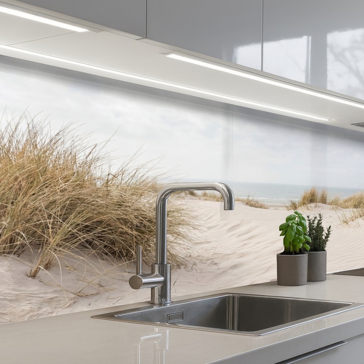 Panou decorativ OnlyWow, protecție aragaz, antistropi, termorezistent, 200x80cm