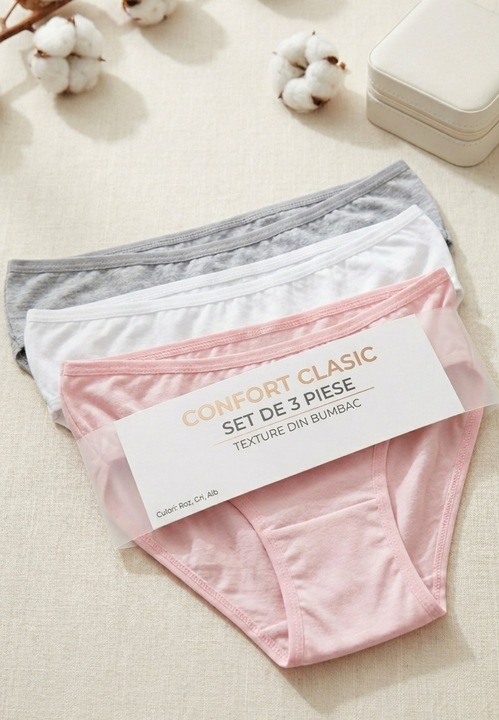 Chilot Dama Clasic Big Size – Set 3 Bucati Multicolor