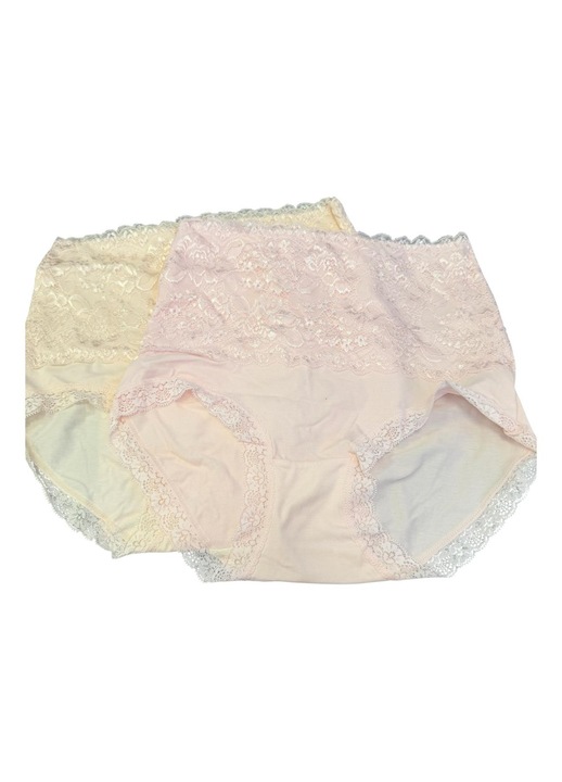 Set 2 bucati lenjerie intima dama, talie inalta, poliester, masura L