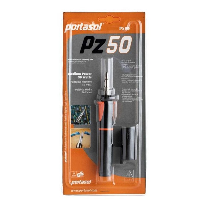 Letcon cu gaz, aprindere piezo, 50W, Portasol 014389010