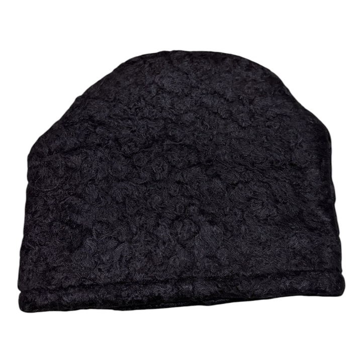 Caciula copii neagră, imitație astrahan, marime universala