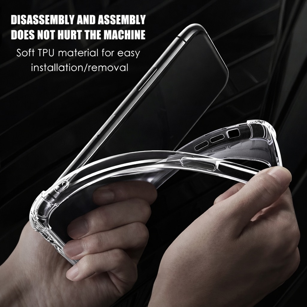 Husa Clear Anti-Soc pentru Huawei Mate 10 Pro, Protectie Colturi AirBag, Rezisntenta Socuri si Zgarieturi, Design Slim, Anti-Ingalbenire, Fumuriu