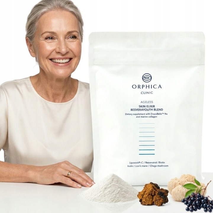 Supliment Alimentar, Orphica Clinic, Colagen Marin 5000 mg, Biotina, Vitamina C, 240g