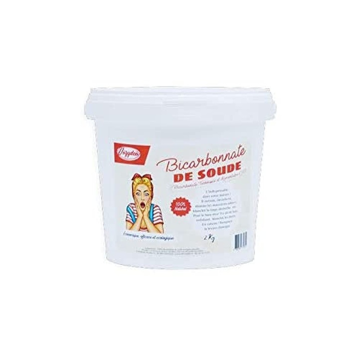 Bicarbonat de sodiu VOZYDEO 2kg Alb, pudră, ecologic, versatil