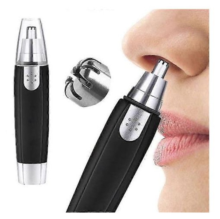 Aparat de tuns pentru nas și urechi, trimmer, negru, 0.5kg