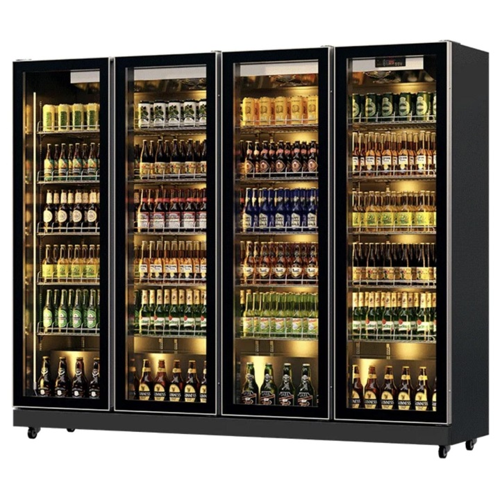 Vitrina frigorifica verticala WH04, Racire Ventilata, Iluminare LED, R290