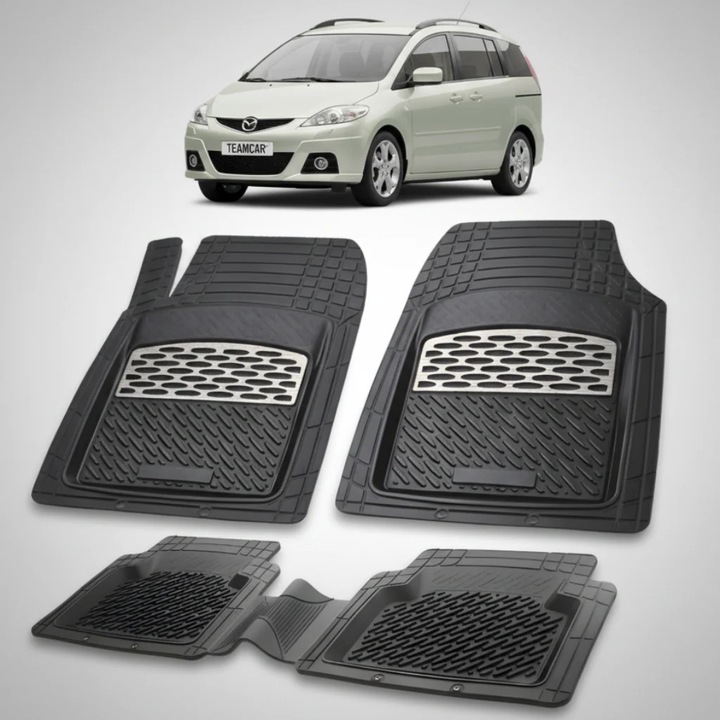 Covorase Mazda Premacy II Compatibile 2005-2010, Silver