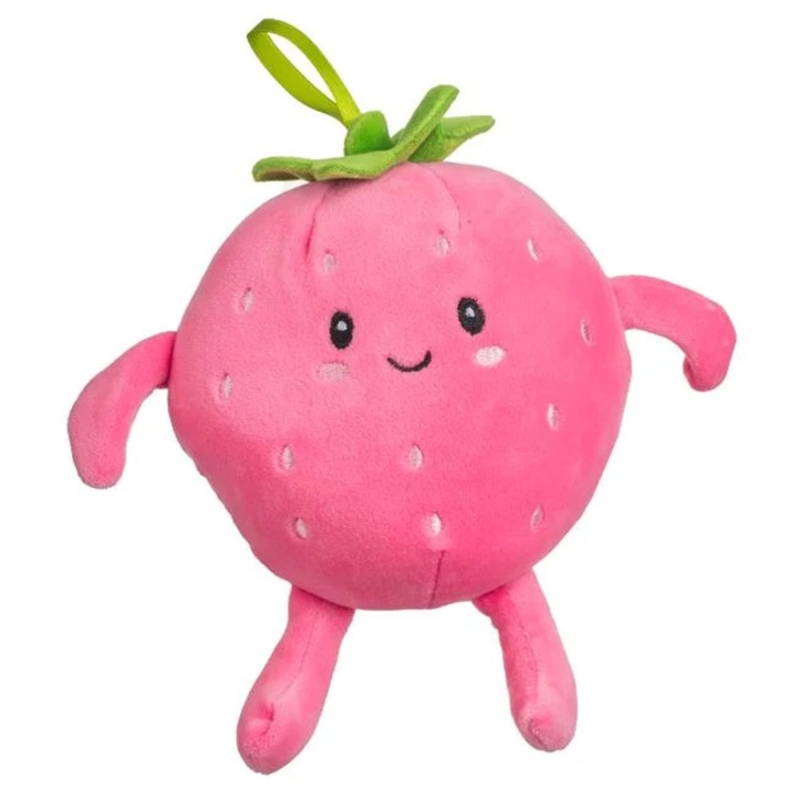 Jucarie de Plus Capsuna Roz 15cm Poliester Copii Peste 3 Ani