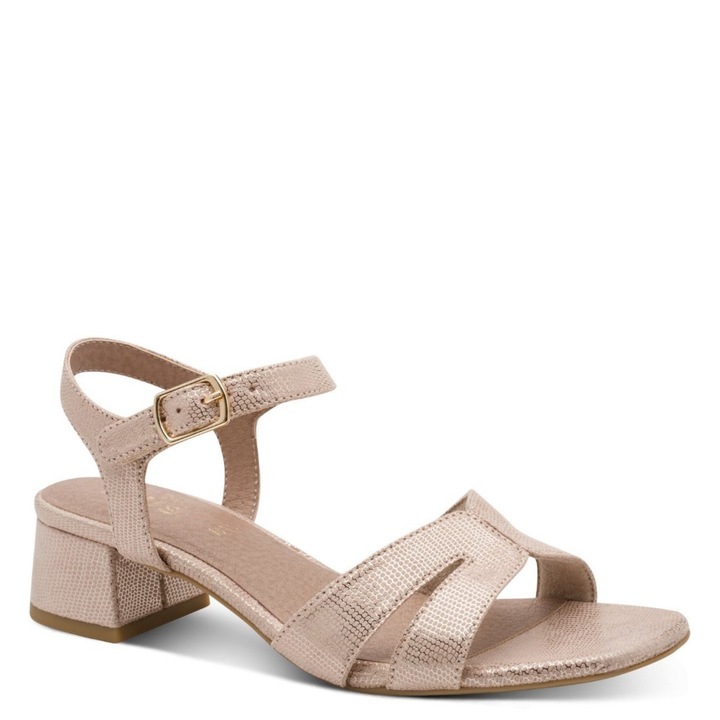 Jana Jana bézs metál tépőzáras női szandál 28382-46-496 07797