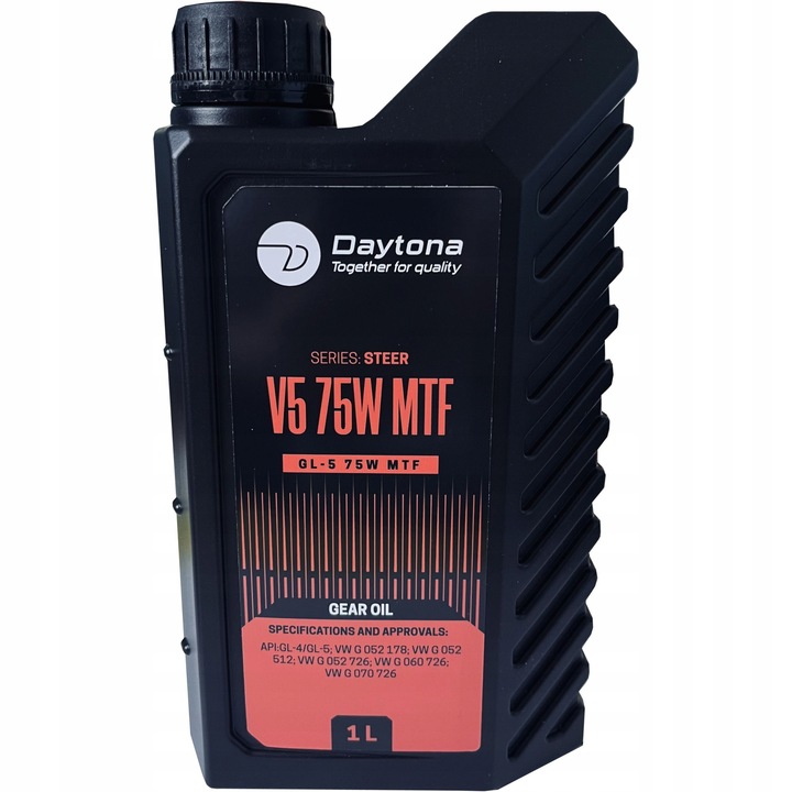 Daytona Heavy Gear V5 75W 1L sebességváltó olaj, API GL-4/GL-5, nehéz körülmények közötti használatra