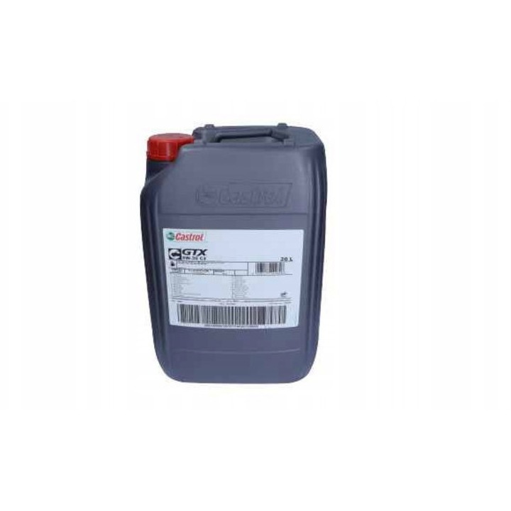 Castrol GTX 5W-30 motorolaj, 20L, C3, lerakódások elleni védelemre