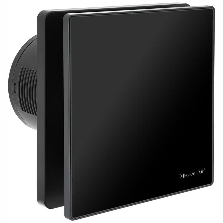 Ventilator baie Mission Air VENTIS PURE 100, 100 mm, 15 W, 37 dB, negru