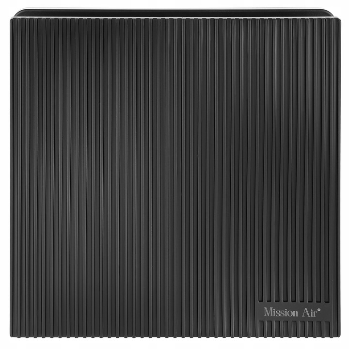Ventilator baie Mission Air Ventis Linea 100, silentios, negru mat, 100x100mm
