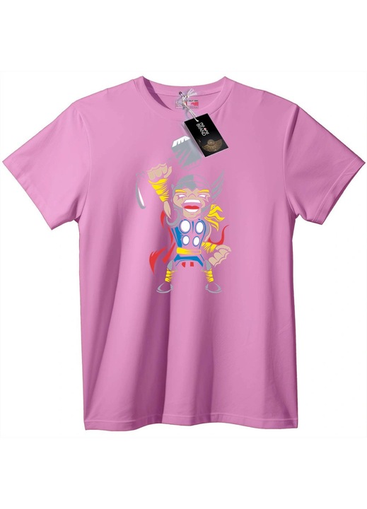 Viking Thor rajzfilm póló, Candy Pink