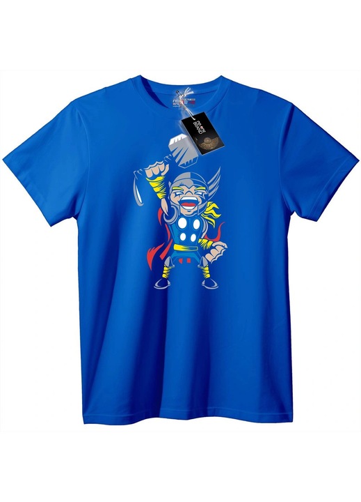 Viking Thor rajzfilm póló, Kék