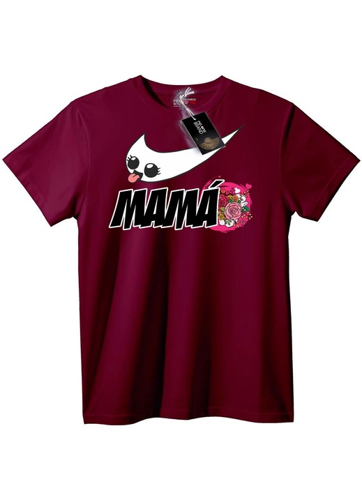 Tricou Mama Iubire, Bordeaux, 7XL
