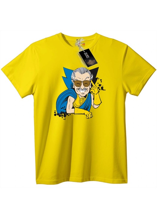 Szuper Nagypapa póló, Sárga