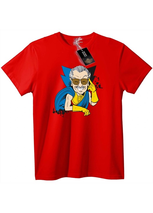 Szuper Nagypapa póló, Piros